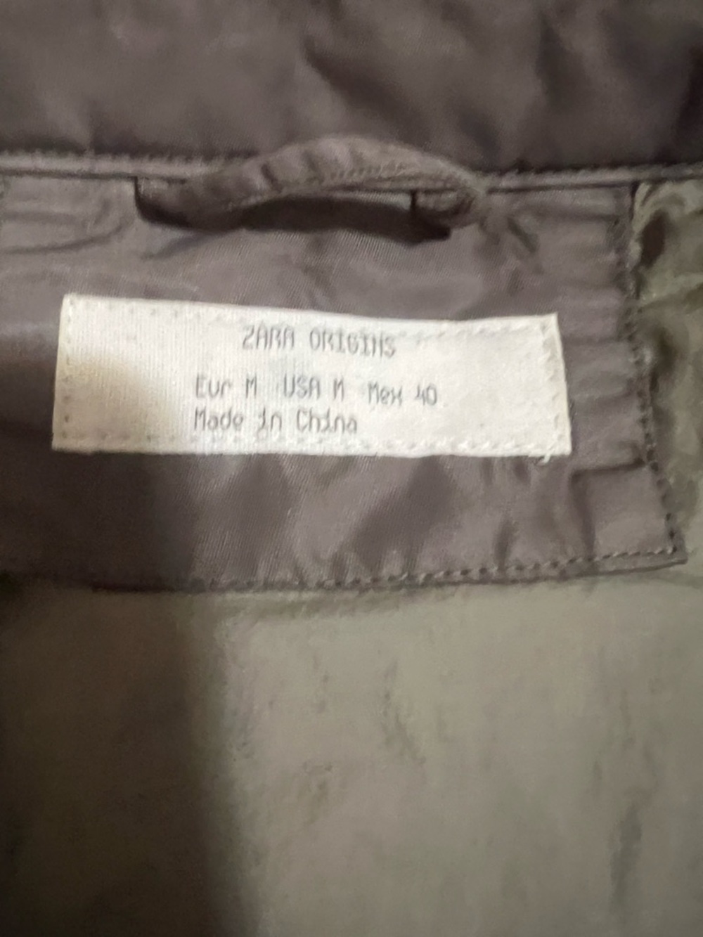 Zara Men's Brown Lightweight Button-Front Jacket size Medium - Picture 5 of 6